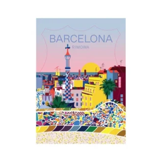 Barcelona-bagageklistermärken Barcelona-bagageklistermärken