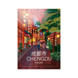 Chengdu-bagageklistermärken
