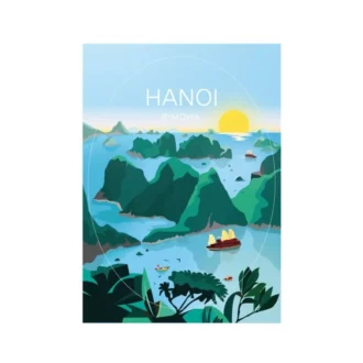 Hanoi-klistermärke Bagageklistermärken