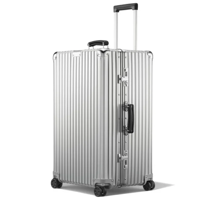 Klassisk stor resväska i aluminium Klassisk stor resväska i aluminium