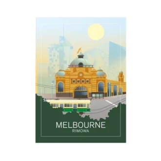 Melbourne-klistermärke Bagageklistermärken