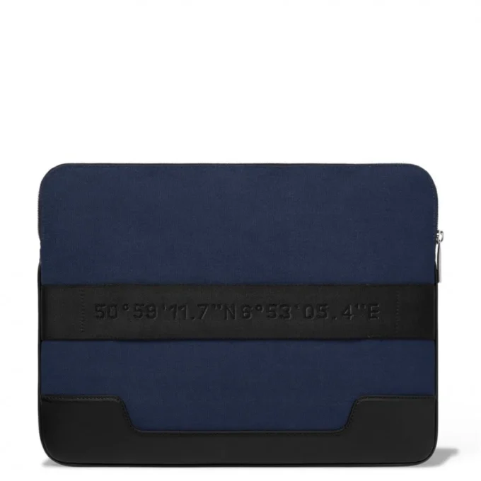 Platt väska i läder och canvas Bucket Bag Platt väska i läder och canvas Bucket Bag