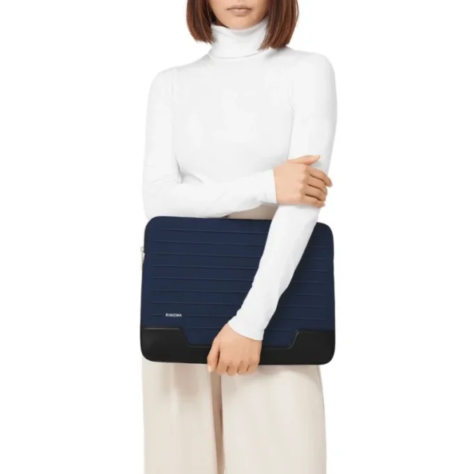 Platt väska i läder och canvas Bucket Bag Platt väska i läder och canvas Bucket Bag