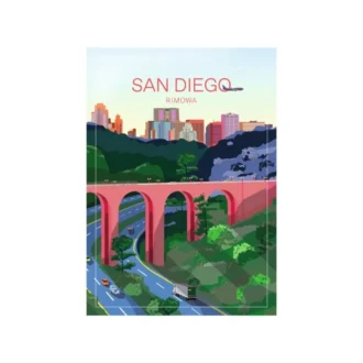 San Diego bagageklistermärken